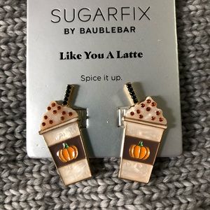 BAUBLEBAR PUMPKIN SPICE LATTE EARRINGS